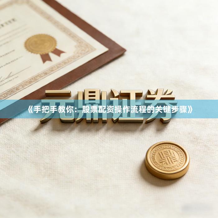 《手把手教你：股票配资操作流程的关键步骤》