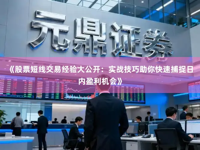 《股票短线交易经验大公开:实战技巧助你快速捕捉日内盈利机会》